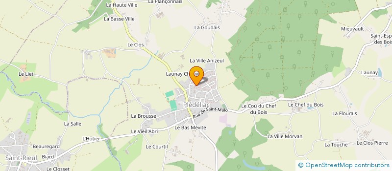 localisation de l'entreprise ASSOCIATION DES PARENTS D'ELEVES DE L'ENSEIGNEMENT LIBRE DE L'ECOLE SAINT-YVES  JUGON-LES-LACS