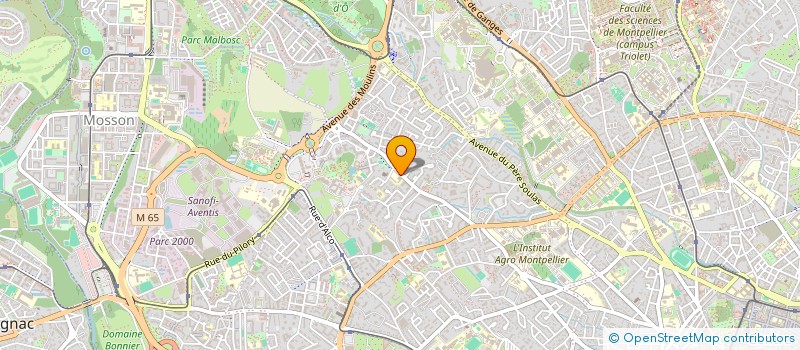 localisation de l'entreprise ASSOCIATION DES PARENTS D'ELEVES DE L'ENSEIGNEMENT LIBRE DE L'ECOLE SAINTE GENEVIEVE - APEL SAINTE GENEVIEVE  MONTPELLIER