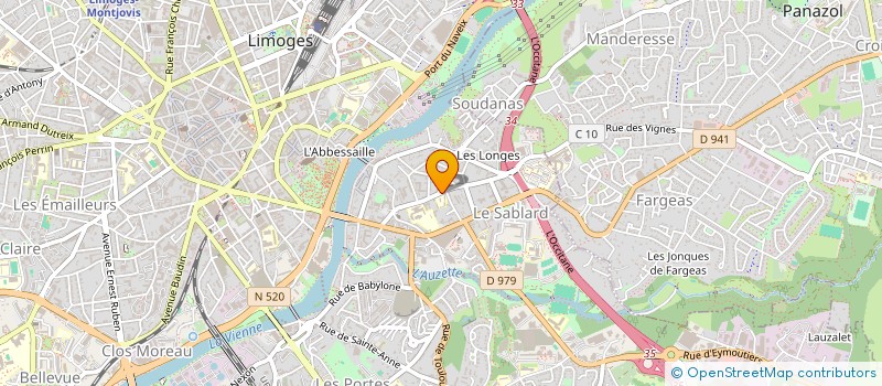 localisation de l'entreprise ASSOCIATION DES PARENTS D'ELEVES DE L'ENSEIGNEMENT LIBRE DE L'ECOLE SAINTE VALERIE à LIMOGES