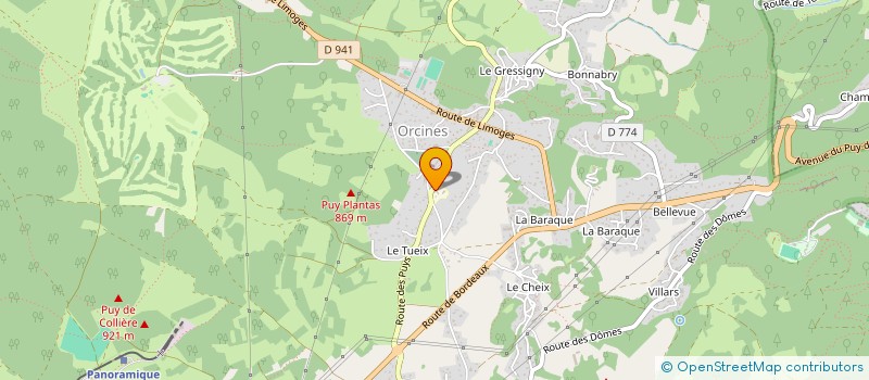 localisation de l'entreprise ASSOCIATION DES PARENTS D'ELEVES DE L'ENSEIGNEMENT LIBRE DE L'ENSEMBLE SCOLAIRE SAINTE ANNE  ORCINES