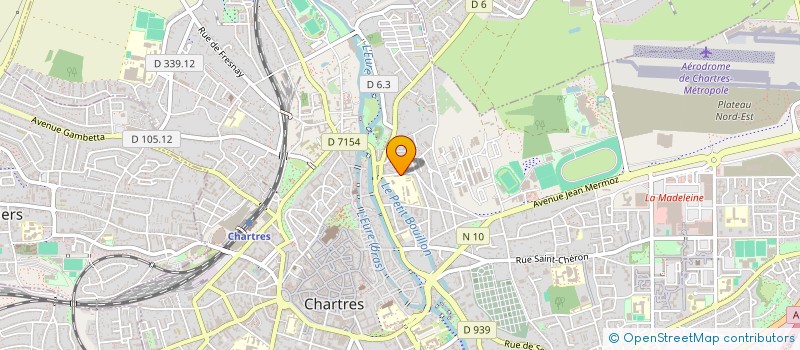 localisation de l'entreprise ASSOCIATION DES PARENTS D'ELEVES DE L'ENSEIGNEMENT LIBRE DE L'INSTITUTION NOTRE-DAME à CHARTRES