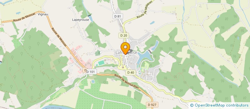 localisation de l'entreprise ASSOCIATION DES PARENTS D'ELEVES DE L'ENSEIGNEMENT LIBRE DE SAINTE MARIE à LAFRANCAISE