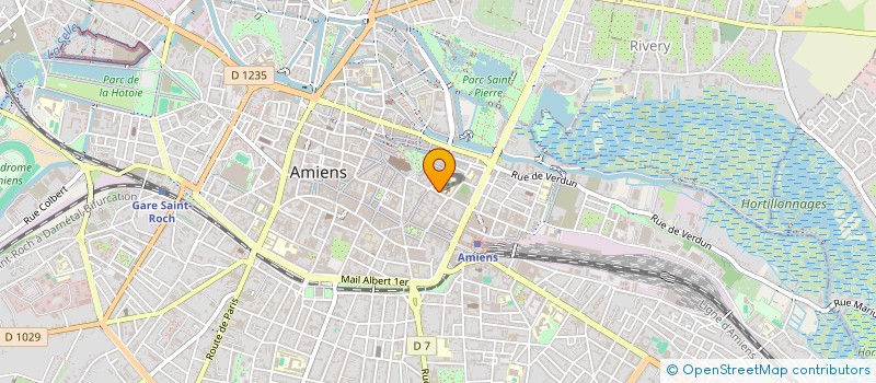 localisation de l'entreprise ASSOCIATION DES PARENTS D'ELEVES DE L'ENSEIGNEMENT LIBRE DU LYCEE SACRE COEUR D AMIENS  AMIENS