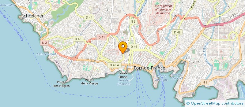 localisation de l'entreprise ASSOCIATION DES PARENTS D'ELEVES DE L'ENSEIGNEMENT LIBRE DU SEMINAIRE COLLEGE SAINTE MARIE  FORT-DE-FRANCE