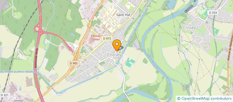 localisation de l'entreprise ASSOCIATION DES PARENTS D'ELEVES DE L'ENSEIGNEMENT PUBLIC DE CHOISEY  CHOISEY