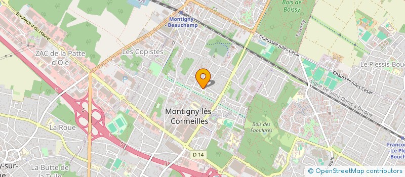 localisation de l'entreprise ASSOCIATION DES PARENTS D'ELEVES DE L'ENSEIGNEMENT PUBLIC DE MONTIGNY-LES-CORMEILLES - PEEP MONTIGNY LES CORMEILLES  MONTIGNY-LES-CORMEILLES