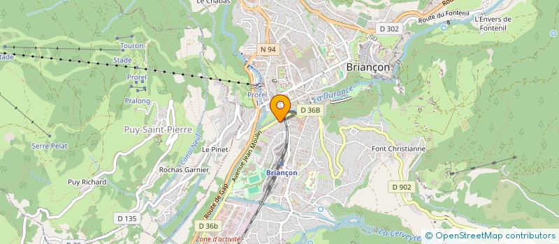 localisation de l'entreprise ASSOCIATION DES PARENTS D'ELEVES DE L' ENSEIGNEMENT PUBLIC DU BRIANCONNAIS (P.E.E.P)  BRIANCON