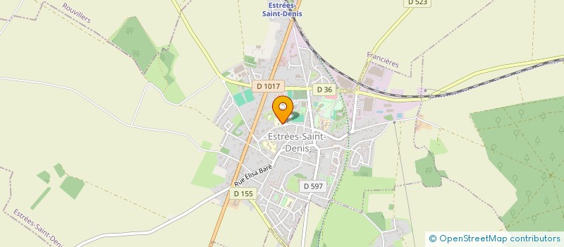 localisation de l'entreprise ASSOCIATION DES PARENTS D'ELEVES DE L'ENSEIGNEMENT PUBLIC DU COLLEGE ABEL DIDELET D' ESTREES SAINT-DENIS  ESTREES-SAINT-DENIS