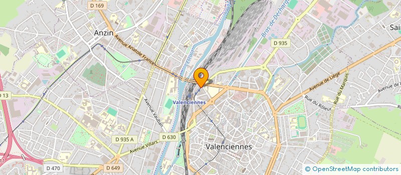 localisation de l'entreprise ASSOCIATION DES PARENTS D'ELEVES DE L'ENSEIGNEMENT PUBLIC DU COLLEGE JULES FERRY  VALENCIENNES