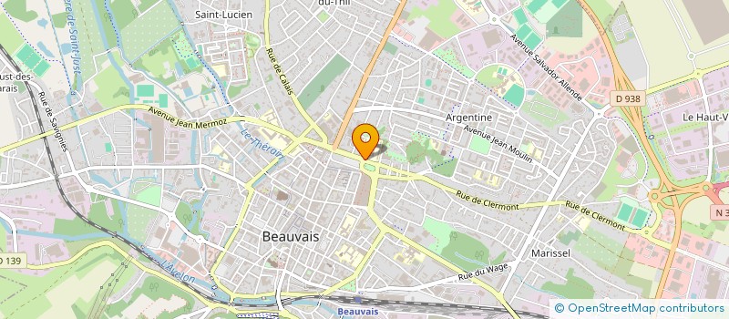 localisation de l'entreprise ASSOCIATION DES PARENTS D ELEVES DE L ENSEIGNEMENT PUBLIC DU LYCEE FELIX FAURE DE BEAUVAIS  BEAUVAIS