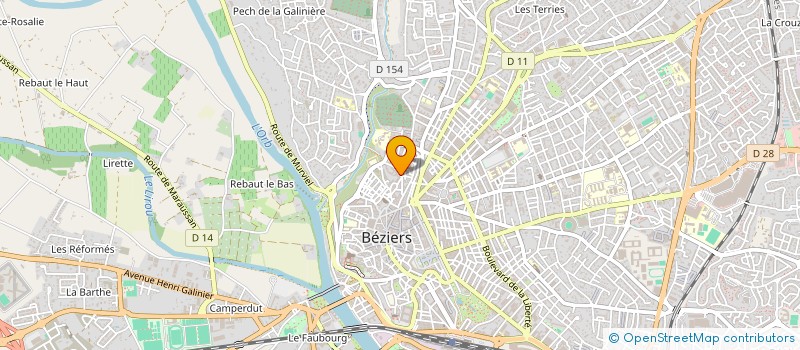 localisation de l'entreprise ASSOCIATION DES PARENTS D'ELEVES DE L'ENSEMBLE SCOLAIRE PIC-SACRE-COEUR à BEZIERS