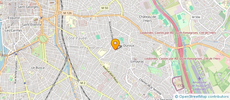 localisation de l'entreprise ASSOCIATION DES PARENTS D'ELEVES DE L'ENSEMBLE SCOLAIRE SAINT-JOSEPH à TOULOUSE