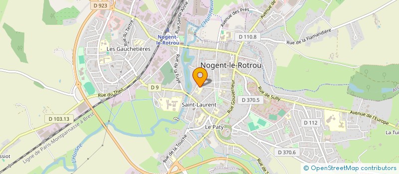 localisation de l'entreprise ASSOCIATION DES PARENTS D'ELEVES DE L'INSTITUTION DELFEUILLE SAINT-JOSEPH à NOGENT-LE-ROTROU