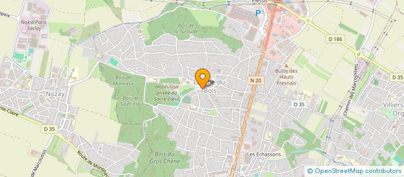 localisation de l'entreprise ASSOCIATION DES PARENTS D ELEVES DE L INSTITUTION DU SACRE COEUR à LA VILLE-DU-BOIS