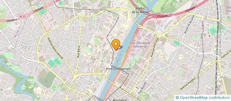 localisation de l'entreprise ASSOCIATION DES PARENTS D'ELEVES DE L'INSTITUTION MARIA MONTESSORI D'ANJOU à ANGERS