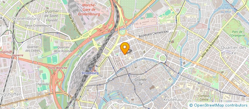 localisation de l'entreprise ASSOCIATION DES PARENTS D'ELEVES DE L'INSTITUTION NOTRE DAME à STRASBOURG