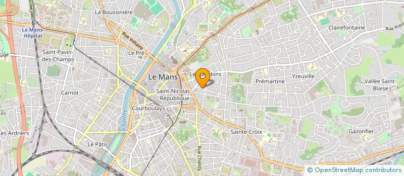 localisation de l'entreprise ASSOCIATION DES PARENTS D'ELEVES DE L'INSTITUTION ST JULIEN AU MANS  LE MANS