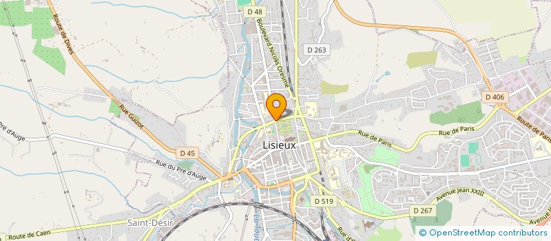 localisation de l'entreprise ASSOCIATION DES PARENTS D'ELEVES DE LA CITE SCOLAIRE MARCEL GAMBIER DE LISIEUX à LISIEUX