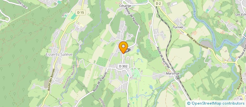 localisation de l'entreprise ASSOCIATION DES PARENTS D'ELEVES DE LA COLLINE à REIGNIER-ESERY