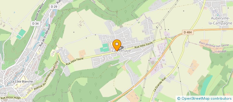 localisation de l'entreprise ASSOCIATION DES PARENTS D'ELEVES DE LA FRENAYE  LA FRENAYE