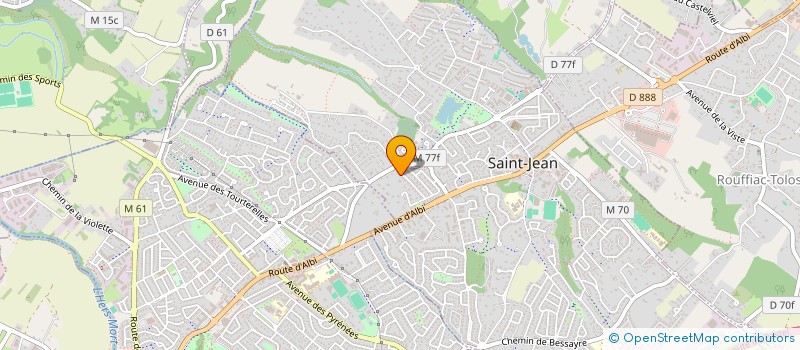 localisation de l'entreprise ASSOCIATION DES PARENTS D' ELEVES DE LA MARELLE à SAINT-JEAN