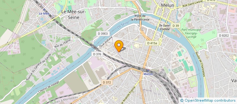 localisation de l'entreprise ASSOCIATION DES PARENTS D'ELEVES DE LA MATERNELLE ABEILARD DE MELUN (APEMAM)  MELUN