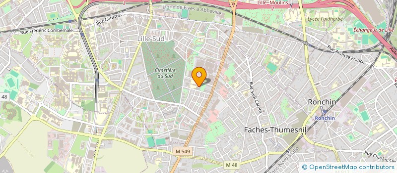localisation de l'entreprise ASSOCIATION DES PARENTS D ELEVES DE LA MATERNELLE JEANNE GODART à LILLE