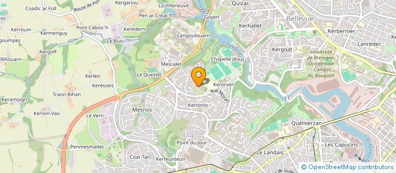 localisation de l'entreprise ASSOCIATION DES PARENTS D'ELEVES DE LA SECTION INTERNATIONALE ESPAGNOLE BREST  APESIEBREST à BREST