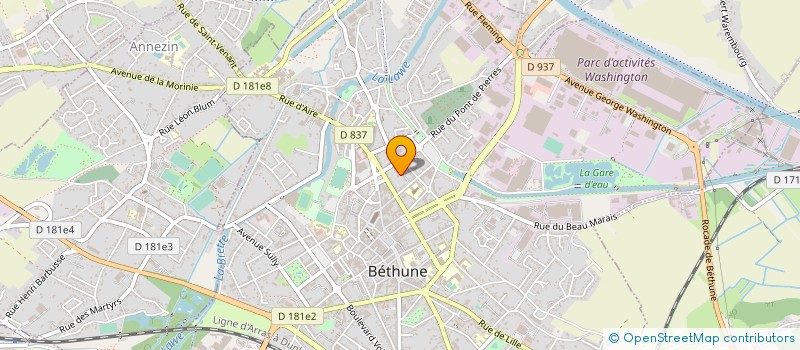 localisation de l'entreprise ASSOCIATION DES PARENTS D ELEVES DE LOCON  LOCON