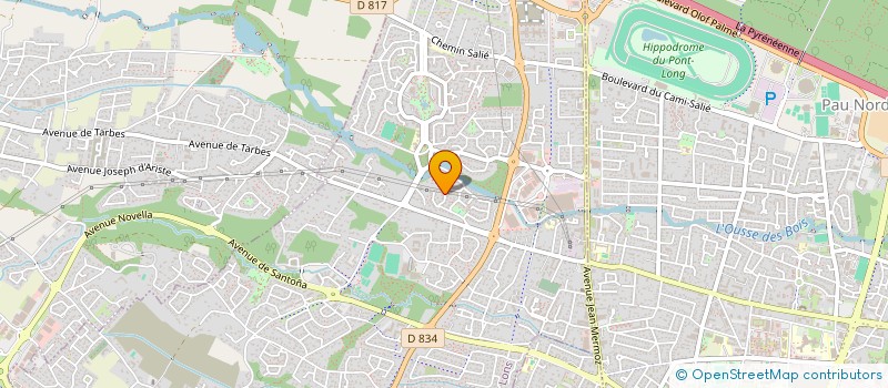 localisation de l'entreprise ASSOCIATION DES PARENTS D'ELEVES DE LONS LARTIGUE  LONS