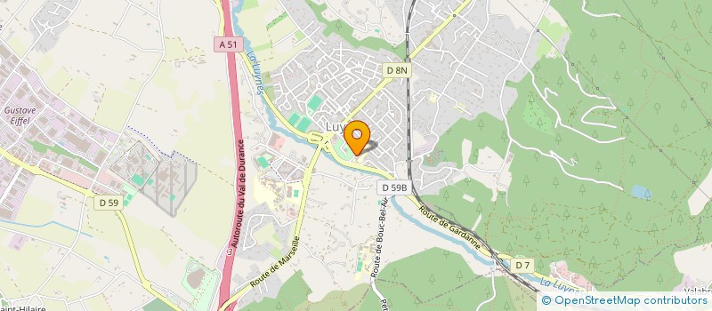 localisation de l'entreprise ASSOCIATION DES PARENTS D'ELEVES DE LUYNES  AIX-EN-PROVENCE