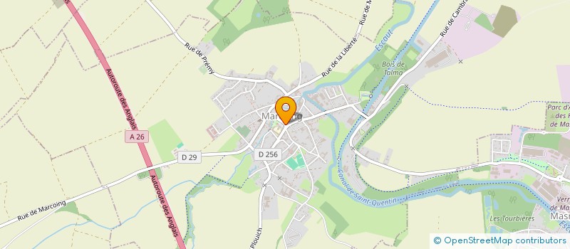 localisation de l'entreprise ASSOCIATION DES PARENTS D'ELEVES DE MARCOING  MARCOING