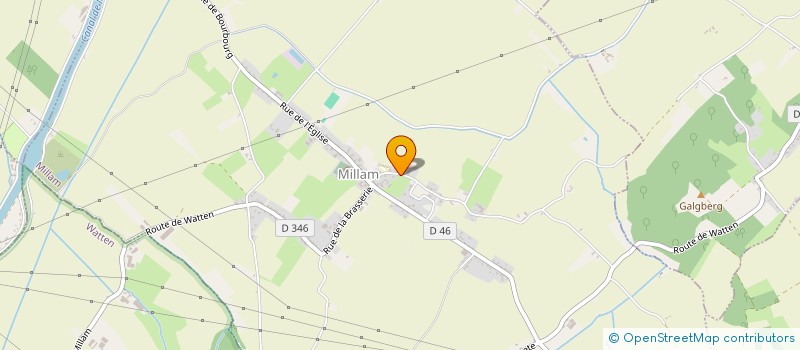 localisation de l'entreprise ASSOCIATION DES PARENTS D'ELEVES DE MILLAM à MILLAM