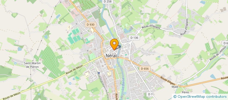 localisation de l'entreprise ASSOCIATION DES PARENTS D'ELEVES DE MONCAUT-MONTAGNAC  MONTAGNAC-SUR-AUVIGNON