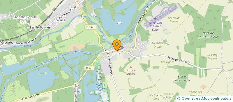 localisation de l'entreprise ASSOCIATION DES PARENTS D'ELEVES DE MORET  MORET-LOING-ET-ORVANNE