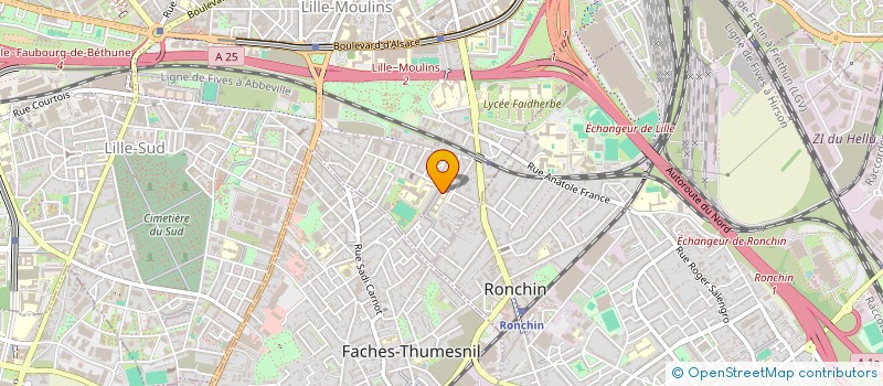 localisation de l'entreprise ASSOCIATION DES PARENTS D'ELEVES DE MOULIN-PERGAUD ET FLORIAN-AMPF à LILLE