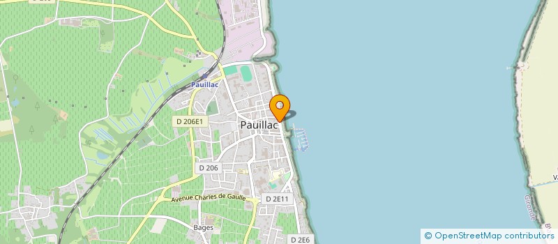localisation de l'entreprise ASSOCIATION DES PARENTS D'ELEVES DE MOUSSET  PAUILLAC