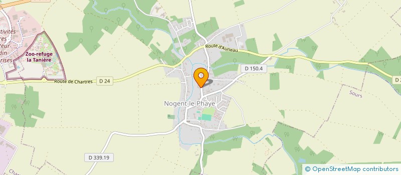 localisation de l'entreprise ASSOCIATION DES PARENTS D ELEVES DE NOGENT LE PHAYE - ASSPEN à NOGENT-LE-PHAYE