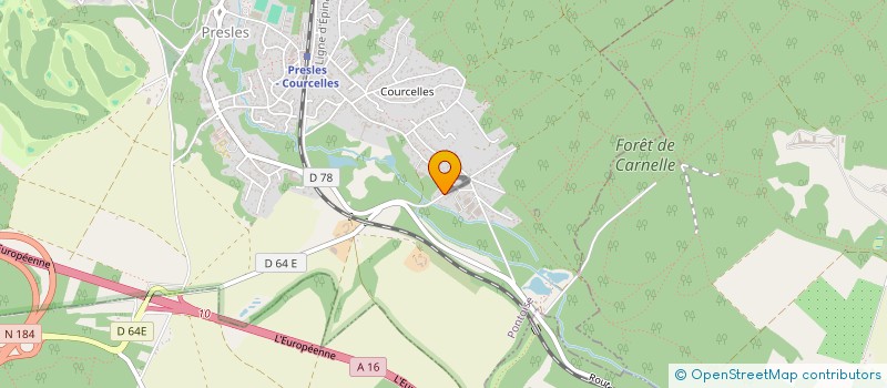 localisation de l'entreprise ASSOCIATION DES PARENTS D'ELEVES DE PRESLES  PRESLES