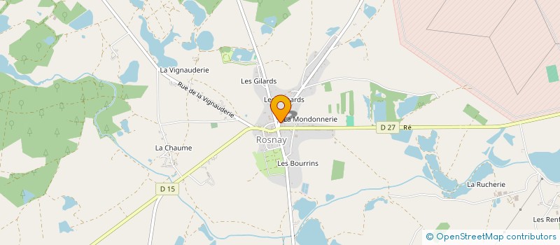 localisation de l'entreprise ASSOCIATION DES PARENTS D'ELEVES DE ROSNAY-MIGNE à ROSNAY