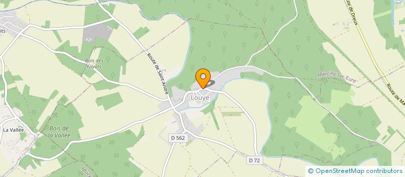 localisation de l'entreprise ASSOCIATION DES PARENTS D'ELEVES DE SAINT-GEORGES-MOTEL (APESGM)  LOUYE