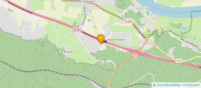 localisation de l'entreprise ASSOCIATION DES PARENTS D' ELEVES DE SAINT OUEN DE THOUBERVILLE (APESOT)  SAINT-OUEN-DE-THOUBERVILLE