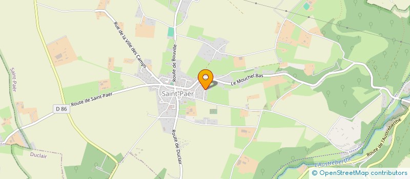 localisation de l'entreprise ASSOCIATION DES PARENTS D'ELEVES DE SAINT PAER  SAINT-PAER