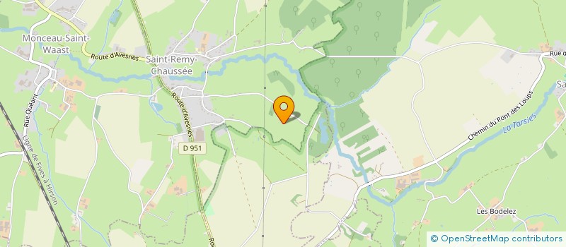 localisation de l'entreprise ASSOCIATION DES PARENTS D ELEVES DE SAINT REMY CHAUSSEE  SAINT-REMY-CHAUSSEE