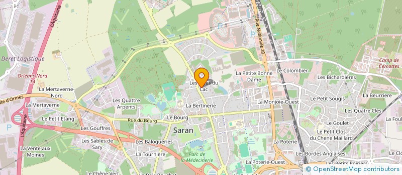 localisation de l'entreprise ASSOCIATION DES PARENTS D'ELEVES DE SARAN à SARAN