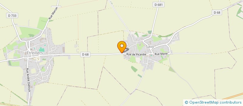 localisation de l'entreprise ASSOCIATION DES PARENTS D ELEVES DE SAVY  SAVY