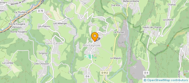 localisation de l'entreprise ASSOCIATION DES PARENTS D'ELEVES DE SONNAZ  SONNAZ