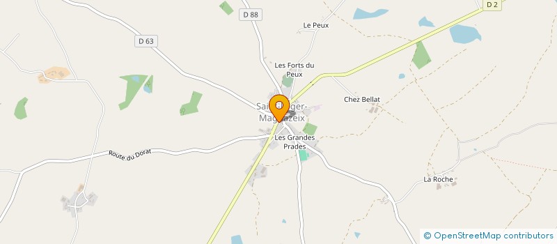 localisation de l'entreprise ASSOCIATION DES PARENTS D'ELEVES DE ST HILAIRE, DOMPIERRE ET ST LEGER à SAINT-LEGER-MAGNAZEIX