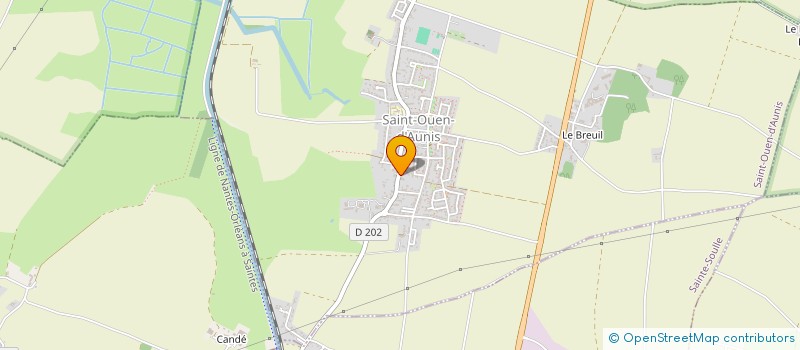 localisation de l'entreprise ASSOCIATION DES PARENTS D'ELEVES DE ST OUEN D'AUNIS  SAINT-OUEN-D'AUNIS