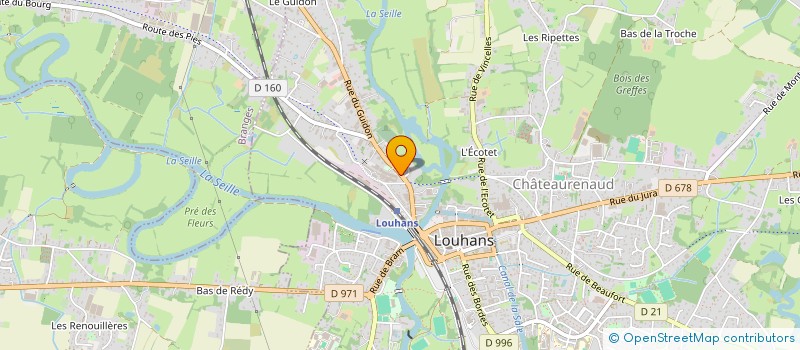 localisation de l'entreprise ASSOCIATION DES PARENTS D'ELEVES DE STELLA à LOUHANS